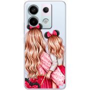 Прозрачный чехол BoxFace Xiaomi Redmi Note 13 5G Mouse Girls