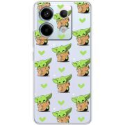 Прозрачный чехол BoxFace Xiaomi Redmi Note 13 5G Pattern Baby Yoda