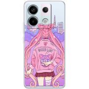 Прозрачный чехол BoxFace Xiaomi Redmi Note 13 5G Wiked Lady