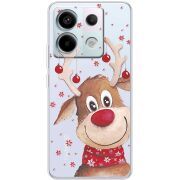 Прозрачный чехол BoxFace Xiaomi Redmi Note 13 5G Winter Deer