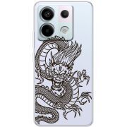 Прозрачный чехол BoxFace Xiaomi Redmi Note 13 5G Chinese Dragon