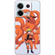 Прозрачный чехол BoxFace Xiaomi Redmi Note 13 5G Naruto and Kurama