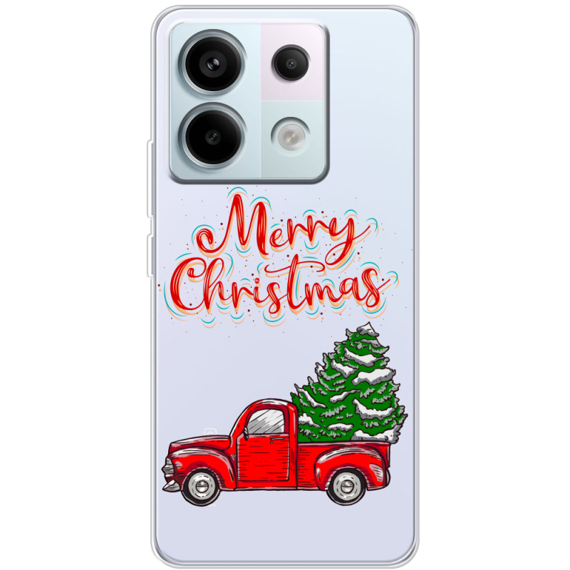 Прозрачный чехол BoxFace Xiaomi Redmi Note 13 5G Holiday Car