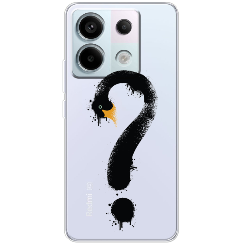Прозрачный чехол BoxFace Xiaomi Redmi Note 13 5G Swan question