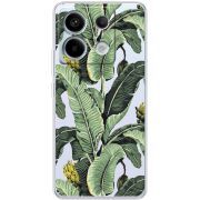 Прозрачный чехол BoxFace Xiaomi Redmi Note 13 5G Banana Leaves