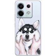 Прозрачный чехол BoxFace Xiaomi Redmi Note 13 5G Husky