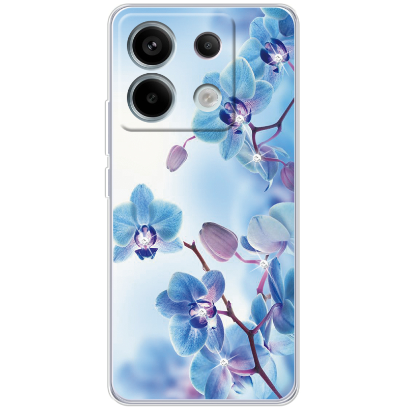 Чехол со стразами BoxFace Xiaomi Redmi Note 13 5G Orchids