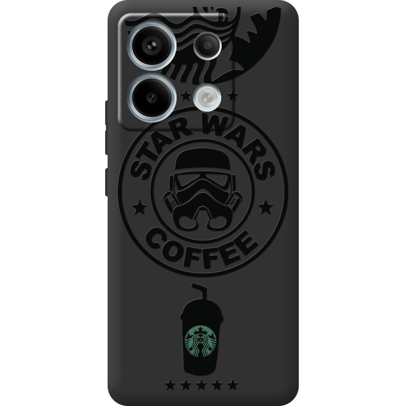 Черный чехол BoxFace Xiaomi Redmi Note 13 5G Dark Coffee