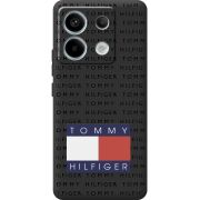 Черный чехол BoxFace Xiaomi Redmi Note 13 5G Tommy Print