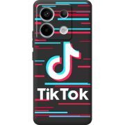 Черный чехол BoxFace Xiaomi Redmi Note 13 5G Tik Tok