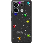 Черный чехол BoxFace Xiaomi Redmi Note 13 5G Among Us Invisible