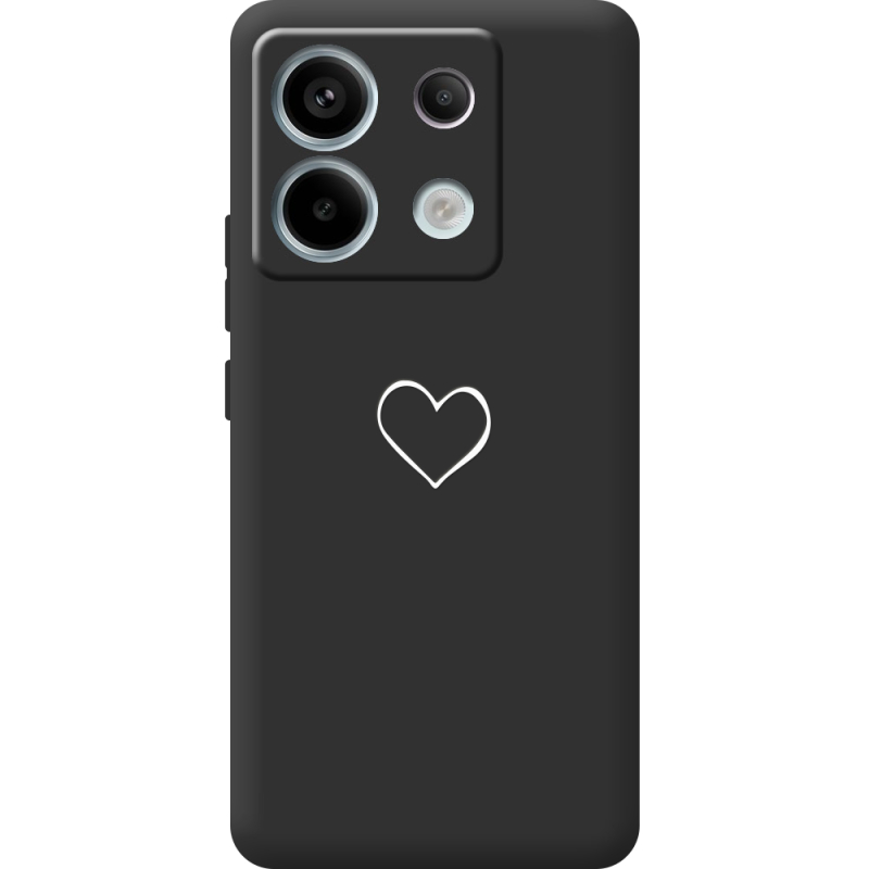 Черный чехол BoxFace Xiaomi Redmi Note 13 5G My Heart