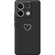 Черный чехол BoxFace Xiaomi Redmi Note 13 5G My Heart