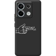 Черный чехол BoxFace Xiaomi Redmi Note 13 5G Pew Pew