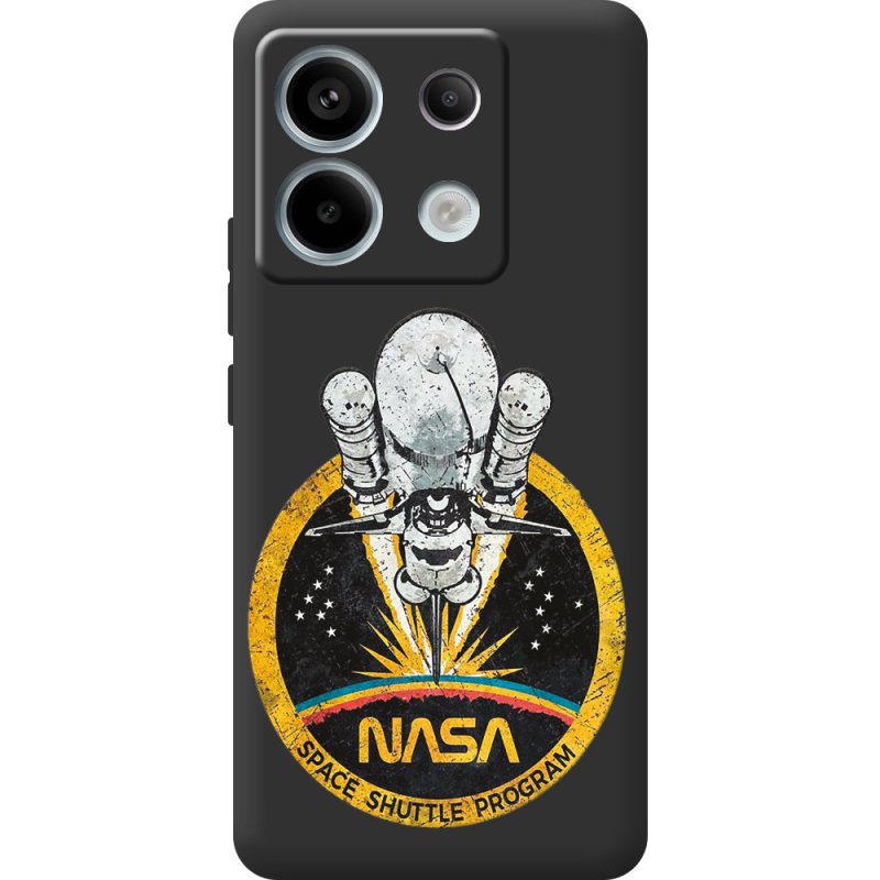 Черный чехол BoxFace Xiaomi Redmi Note 13 5G NASA Spaceship