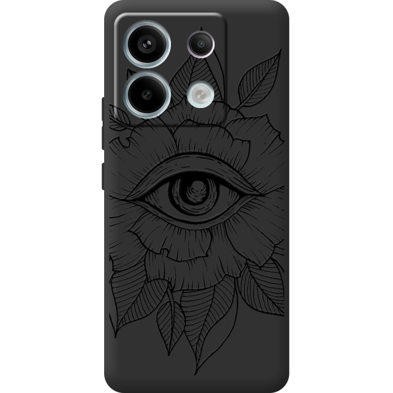 Черный чехол BoxFace Xiaomi Redmi Note 13 5G Eye