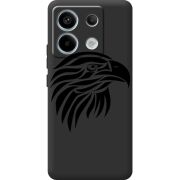 Черный чехол BoxFace Xiaomi Redmi Note 13 5G Eagle