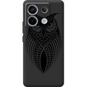 Черный чехол BoxFace Xiaomi Redmi Note 13 5G Owl