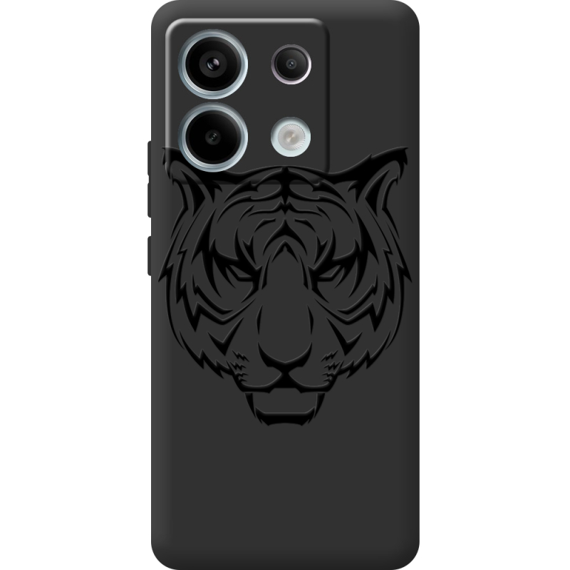 Черный чехол BoxFace Xiaomi Redmi Note 13 5G Tiger