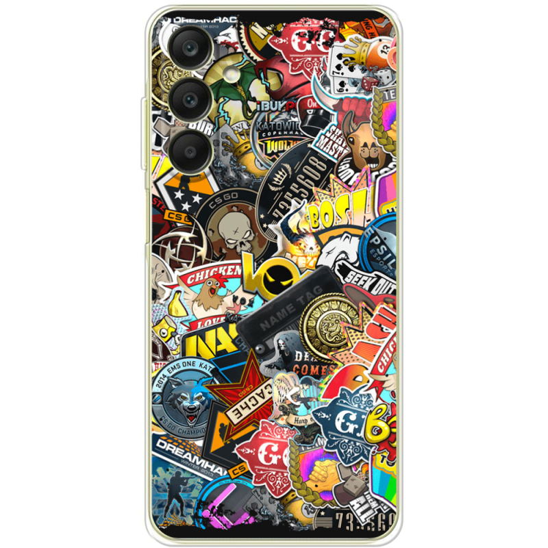 Чехол BoxFace Samsung Galaxy A25 (A256) CS:Go Stickerbombing