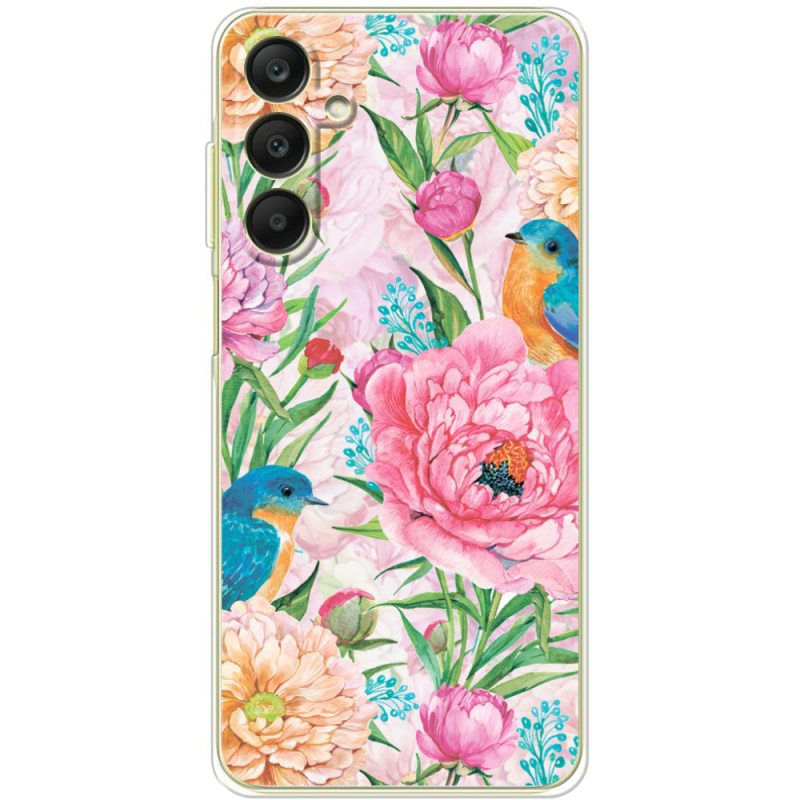 Чехол BoxFace Samsung Galaxy A25 (A256) Birds in Flowers