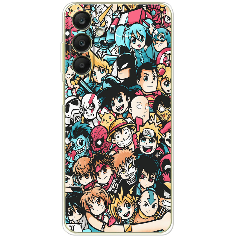 Чехол BoxFace Samsung Galaxy A25 (A256) Anime Stickers