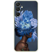 Чехол BoxFace Samsung Galaxy A25 (A256) Exquisite Blue Flowers