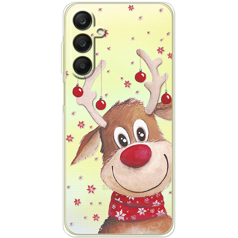 Прозрачный чехол BoxFace Samsung Galaxy A25 (A256) Winter Deer