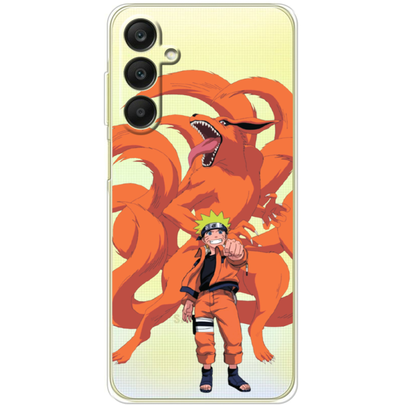 Прозрачный чехол BoxFace Samsung Galaxy A25 (A256) Naruto and Kurama