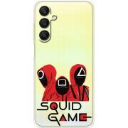 Прозрачный чехол BoxFace Samsung Galaxy A25 (A256) siquid game люди в красном