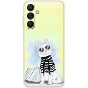 Прозрачный чехол BoxFace Samsung Galaxy A25 (A256) Cat Style