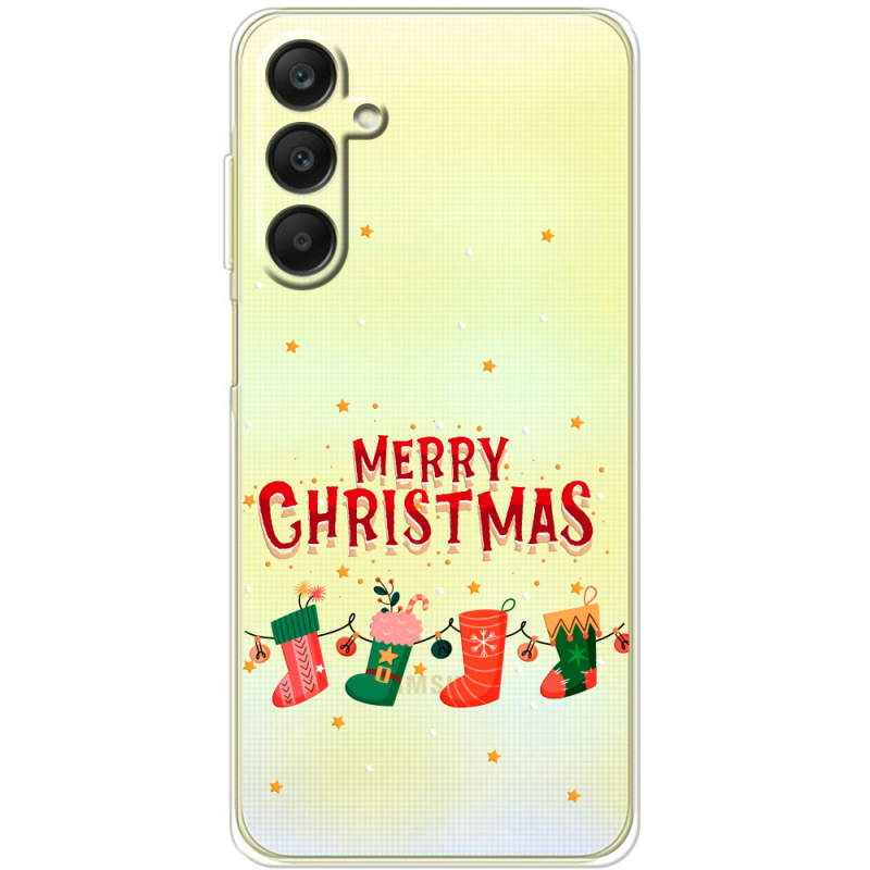 Прозрачный чехол BoxFace Samsung Galaxy A25 (A256) Merry Christmas