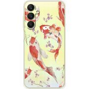 Прозрачный чехол BoxFace Samsung Galaxy A25 (A256) Japanese Koi Fish