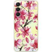 Прозрачный чехол BoxFace Samsung Galaxy A25 (A256) Pink Magnolia