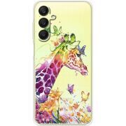 Прозрачный чехол BoxFace Samsung Galaxy A25 (A256) Colorful Giraffe
