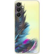 Прозрачный чехол BoxFace Samsung Galaxy A25 (A256) Feathers