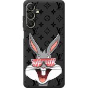 Черный чехол BoxFace Samsung Galaxy A25 (A256) looney bunny