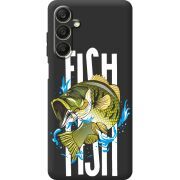 Черный чехол BoxFace Samsung Galaxy A25 (A256) Fish