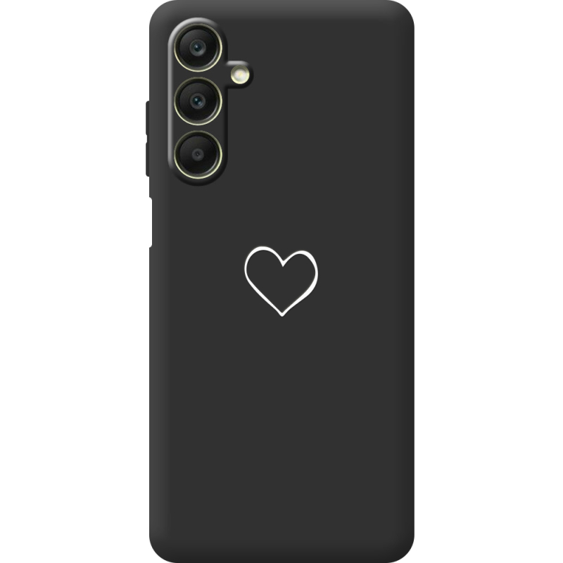 Черный чехол BoxFace Samsung Galaxy A25 (A256) My Heart