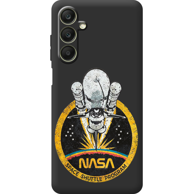 Черный чехол BoxFace Samsung Galaxy A25 (A256) NASA Spaceship