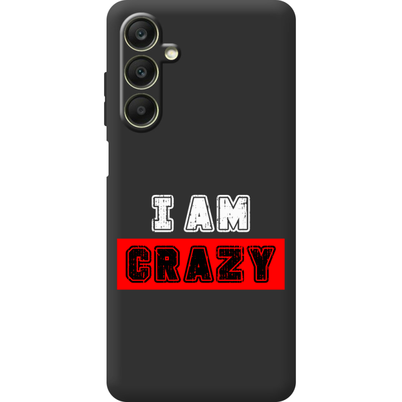 Черный чехол BoxFace Samsung Galaxy A25 (A256) I'm Crazy