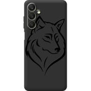 Черный чехол BoxFace Samsung Galaxy A25 (A256) Wolf