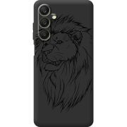 Черный чехол BoxFace Samsung Galaxy A25 (A256) Lion