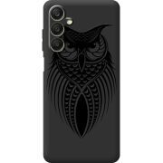 Черный чехол BoxFace Samsung Galaxy A25 (A256) Owl