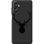Черный чехол BoxFace Samsung Galaxy A25 (A256) Deer