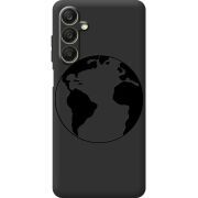 Черный чехол BoxFace Samsung Galaxy A25 (A256) Earth