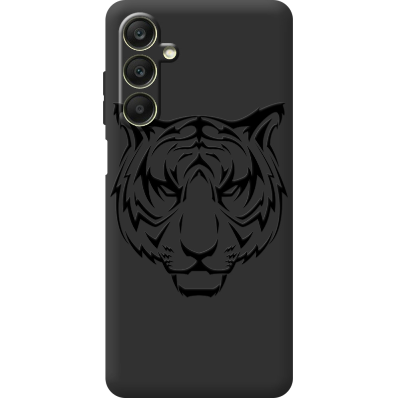 Черный чехол BoxFace Samsung Galaxy A25 (A256) Tiger