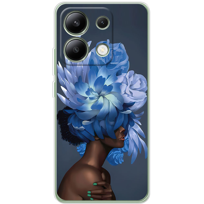 Чехол BoxFace Xiaomi Redmi Note 13 4G Exquisite Blue Flowers