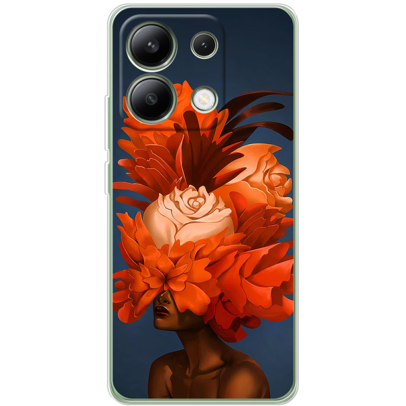 Чехол BoxFace Xiaomi Redmi Note 13 4G Exquisite Orange Flowers