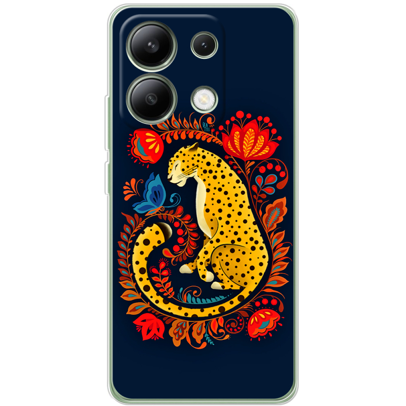 Чехол BoxFace Xiaomi Redmi Note 13 4G Petrykivka Leopard